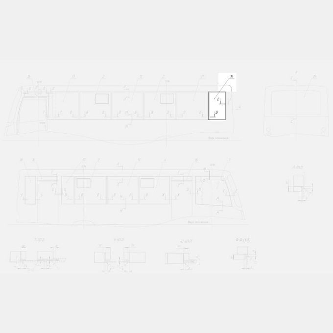 Стеклопакет окна левой боковины задний узкий ПАЗ модель 3204 пакетное остекление